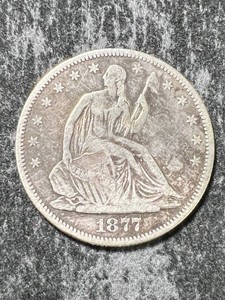 1877-S US SEATED LIBERTY HALF DOLLAR
