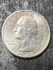 1936-S US WASHINGTON QUARTER