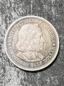 1893 US COLUMBIAN EXPO COMMEM HALF DOLLAR