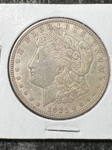 1921-D US MORGAN SILVER DOLLAR