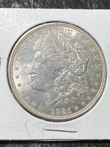 1921-D US MORGAN SILVER DOLLAR