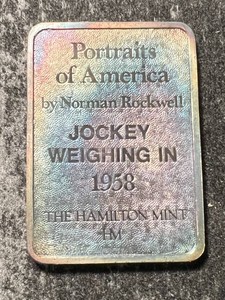 1 TROY OZ .999 FINE SILVER HAMILTON MINT BAR