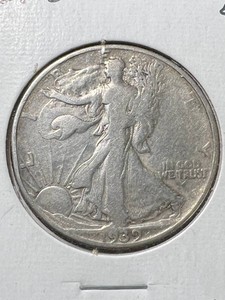 1939-D US WALKING LIBERTY HALF DOLLAR