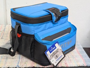 Titan by Arctic Zone 16 Can Zipperless Soft Sided Cooler - Blue Flame 10.5-Quart TPE & PEVA