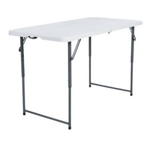 4 Peakform Adjustable Height Folding Table Off White
