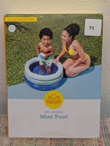 Sun Squad Inflatable Mini Pool for children 27 Diameter