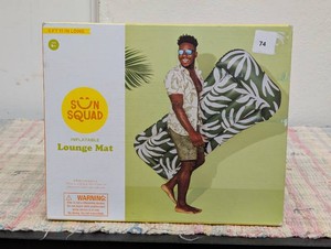 Pool Lounge Palm Pool Lounger - Sun Squad Green PVC Water Float, Age 6  5 out of 5 stars 8