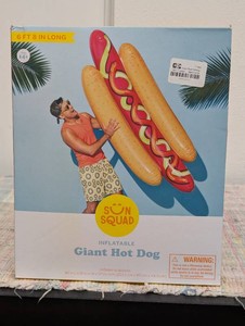 SUN SQUAD FOOD FLOAT HOTDOG