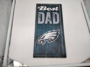 Philadelphia Eagles Best Dad Wood Sign �� NFL Team Wall Decor �� 6x12 �� New