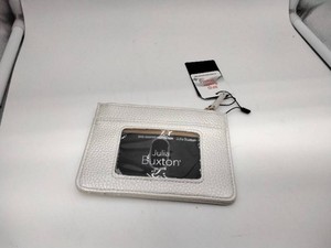 Lot of 2 Wallets �� Julia Buxton Pearl RFID Zip Card Case (New with Tags) & Black Bifold Wallet