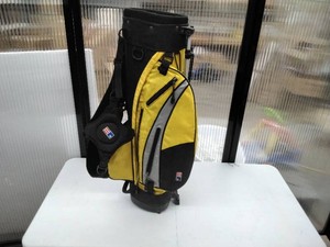US Kids Golf USKG Champion Junior Stand Bag �� YellowBlackGray �� Pre-Owned, Soiling & Wear