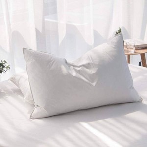 $60 Goose Feathers and Down Pillows, Bed Pillows Queen Size Set of 2  Hotel Collection, Soft Pillows For Sleeping, All Sleeping Positions,100% Cotton Cover, Downproof, White