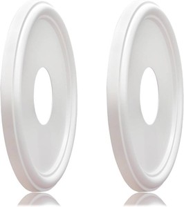 $23 EIFHYT Molded Nylon Ceiling Medallion for Light Fixtures and Ceiling Fans 13OD x 4ID x 1-18P (Fits Canopies up to 10-14) White