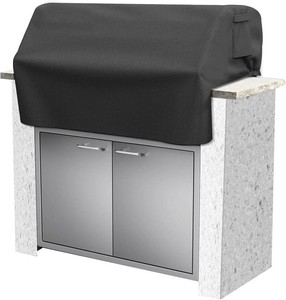 $39 37 Inch Built-in Grill Cover for Coyote DCS Jenn-Air KitchenAid, and Lynx, 600D Heavy Duty Waterproof & Windproof Island Grill Top Cover, 38 W x 28 D x 24 H
