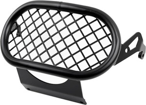 $36 Heavy Duty Iron Mesh Headlight Guard, No Drilling Headlight Protector Cover Compatible with Yamaha Zuma 125 YW125 2022 2023, Matte Black Anti-Rust Front Lamp Grill