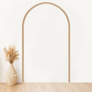 Novabright Unfinished Arch Decorative Wood Trim Pre-Cut Wood Molding 60 x 36 Inch Cute DIY Moulding Trim Decorative Wainscoting Panel for Home Wall Cabinet Shelf Window Door