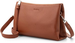 $42 befen Genuine Leather Crossbody Bags for Women, Small RFID Leather Purses  Small Leather Cross Body Purses with RFID Card Slots, Cross Shoulder Handbags for Travel Work Daily Use