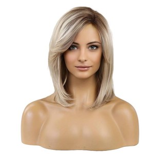 $28 HAIRCUBE Shoulder Length Bob Wigs for Women Side Parting