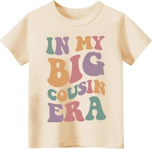 Cousin Shirt for Toddler Boys Girls Cool Biggest Big Little Cousin Shirt Summer Family Vacation Tees Gift 2-3Y