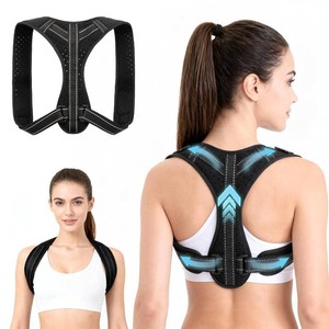 Posture Corrector for Men and Women, Adjustable Back Brace Upper Spine Straightener, Breathable Shoulder, Neck, Clavicle & Back Support, Relieve Slouching, Hunching, and Back Pain, XL