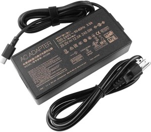 $83 20V 12A 240W Charger Adapter for Asus ROG Zephyrus G16 GU605 GU605MI GU605MU GU605MV GU605MY GU605MZ GU605MZ-XS96 GU605MY-XS96 0A001-01120600 A20-200P1A Laptop Supply 240W Rectangle Conn