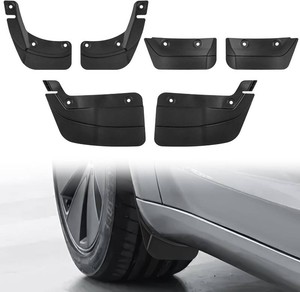 $25 frani Upgraded Integrated Mud Flaps Designed for Tesla Model 3 Highland 2024-2026,All Weather Guards, No DrillingTape Required(Set of 6)