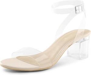 $30 DREAM PAIRS Womens Open Toe Ankle Strap Low Block Chunky Heels Sandals Party Dress Pumps Shoes Size 12