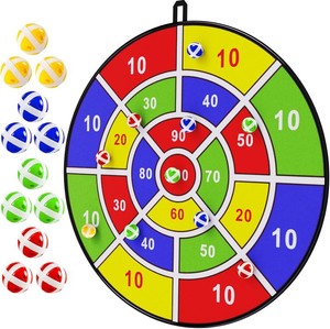 BooTaa 29 Large Dart Board for Kids, Kids Dart Board with Sticky Balls, Boys Toys, IndoorSport Outdoor Fun Party Play Game Toys, Birthday Gifts for 3 4 5 6 7 8 9 10 11 12 Year Old Boys Girls