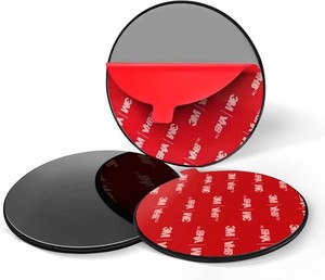 Dashboard Pad Mounting Disk for Suction Cup Phone Mount, 3.2 Sticky Base  5-layer flexible steel core conforms to curved surfaces 3M VHB resists heat, vibration and loosening on rough roads.
