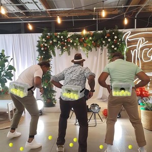 $24 3 Sets Baby Shower Games Funny Bridal Shower Games Activities - Funniest Baby Shower Game Ever, Ice Breakers for Boy or Girl, Ping Pong Twerk Game (Yellow)