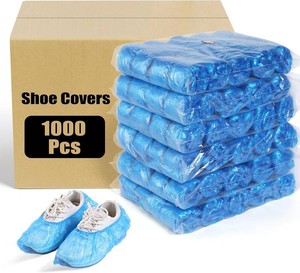 $50 LYSHIYI 1000 Pcs Shoe Covers Disposable, Non-Slip, Reliable Shoe Covers for Indoors, 15.7 Adjustable Size Great Value Boot Covers for Home, Hospitals, and Businesses