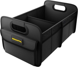 MIKKUPPA Car Trunk Organizer - 70L Collapsible SUV Trunk Organizer, Black  Reinforced Handles, Large Capacity, Slip Resistant, Sturdy Car Organization for Groceries, Car Storage for Sedan Truck Van