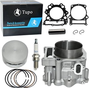 $100 Tupo YFM660-102 Cylinder Top End Rebuild Kit  686cc 102mm Big Bore Compatible with Yamaha Rhino 660 Grizzly 660 YXR 660 YFM 660 2001-2008