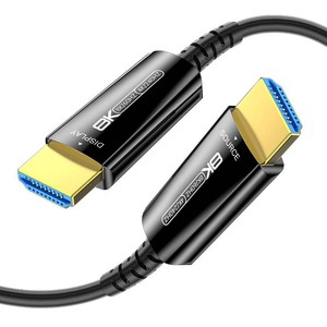 $30 Fiber Optic HDMI 2.1 Cable, HDMI Cable 25Ft, 48Gbps Ultra High Speed Thin HDMI Cord, 8K60Hz 4K240Hz, Dynamic HDR, eARC, HDCP 2.2&2.3, 3D, Compatible for PS45XboxTVMonitorLaptop
