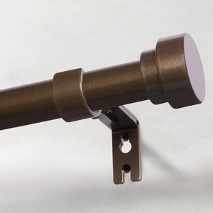 $40 Extra Long Curtain Rods for Windows 32 to 170 Inch, 1 Inch Bronze Heavy Duty Curtain Rods for Patio, Farmhouse, Bedroom, Living Room, Adjustable Metal Drapery Rod (A1,Bronze,32-170)