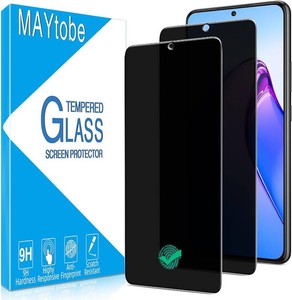 MAYtobe Privacy Screen Protector for Samsung Galaxy S22 Plus Tempered Glass  2-Pack, No Bubbles, Support Fingerprint Unlocking, Anti Scratch, Easy to Install
