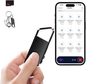 $30 Voice Activated Recorder - Recording Device with Noise Reduction DSP 5.0 Digital Vioce Recorder with Playback for Lecture & Meeting - Portable Audio Recorder -64G