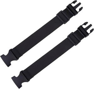 SUPERFINDINGS 2Pcs Fanny Pack Extender 9.4-13.4 Nylon Belt Bag Extension Strap 1.5 Wide Straps Adjustable Belt Bag Strap Extension (Please Check the Size in Advance)