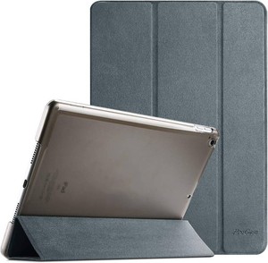 ProCase for iPad 9th 8th 7th Generation Case 10.2 Inch, Matte Grey  10.2 iPad Case 9th 8th 7th Gen Cover (202120202019), Slim Smart Cover With Translucent Hard Shell Back, Auto SleepWake