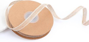 10 Yards Burlap Ribbon for Crafts, 38 Inch Natural Jute Ribbon Roll  Rustic Tan Fabric Ribbons for Gift Wrapping, Wreaths, Christmas Tree and Wedding Decor