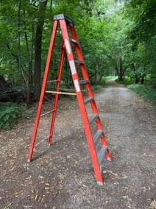 Fiberglass Step Ladder - Werner 8 Ft A-frame