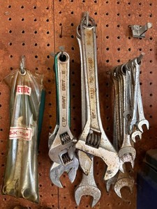 Wrenches - S-K Tools Adjustable & Open-End Mixed Lot
