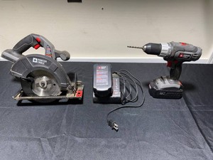 Cordless Drill & Circular Saw - Porter-Cable PC1801D & PC186CS Kit