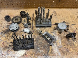 Drill Bits & Rotary Tool Accessories Mixed Lot With Indexed Holders