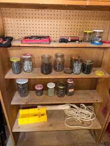 Hardware & Fasteners Mixed Lot - Assorted Nails, Screws, Rope & Accessories