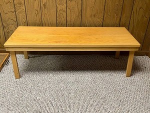 Wood Coffee Table Rectangular Low Table