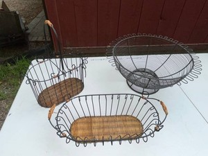 Wire Basket Set (Lot of 3)