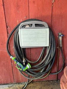Garden Hose With Hose & Spray Nozzle - reel not inc