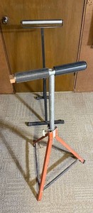 Collapsable Roller Stands - Adjustable Steel Frame With Padded Rollers
