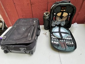 Travel Bags - Travelpro Crew3 Suitcase & Harry and David Picnic Backpack Mixed Lot